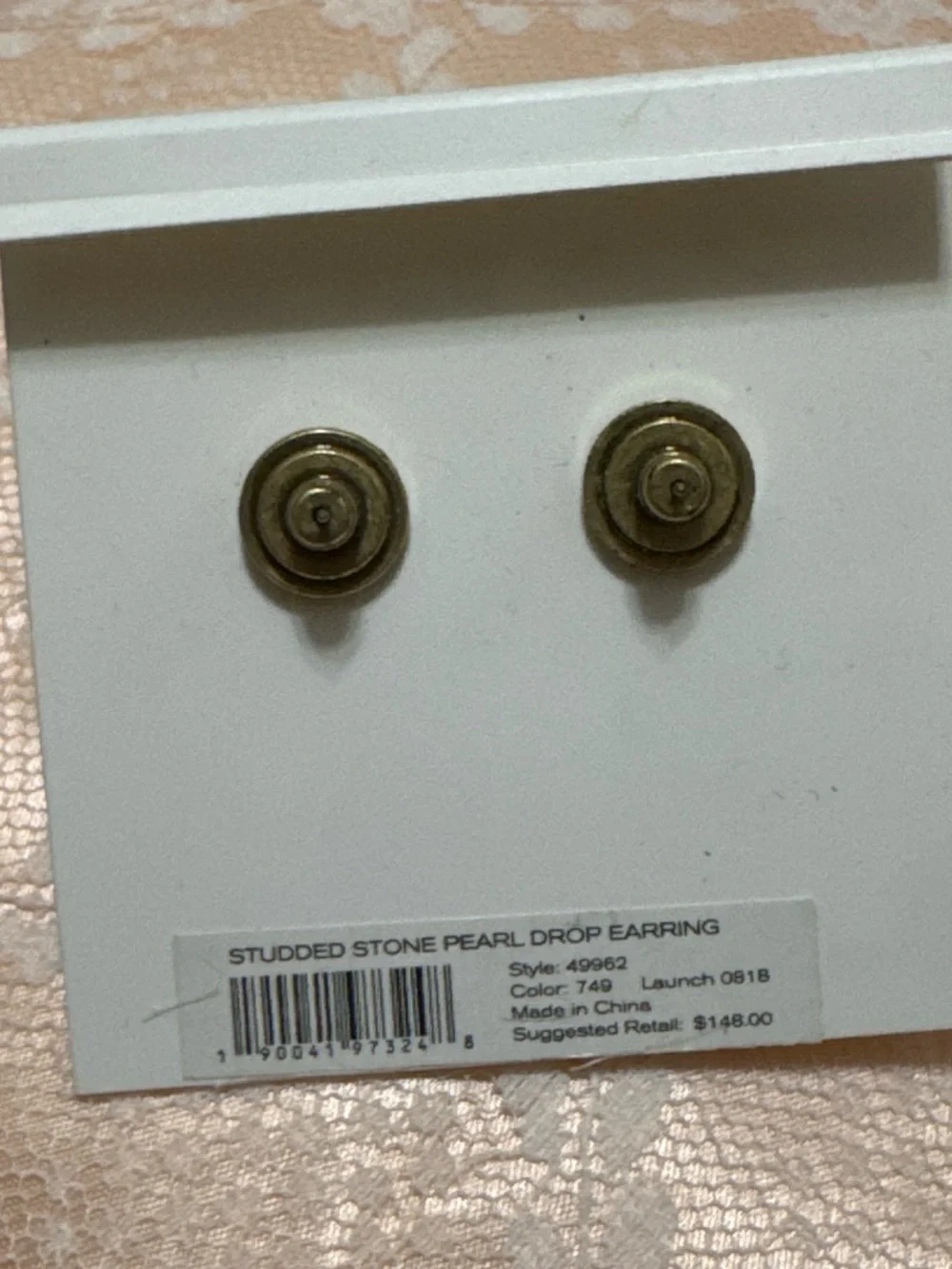 Tory Burch Pearl Drop Earrings